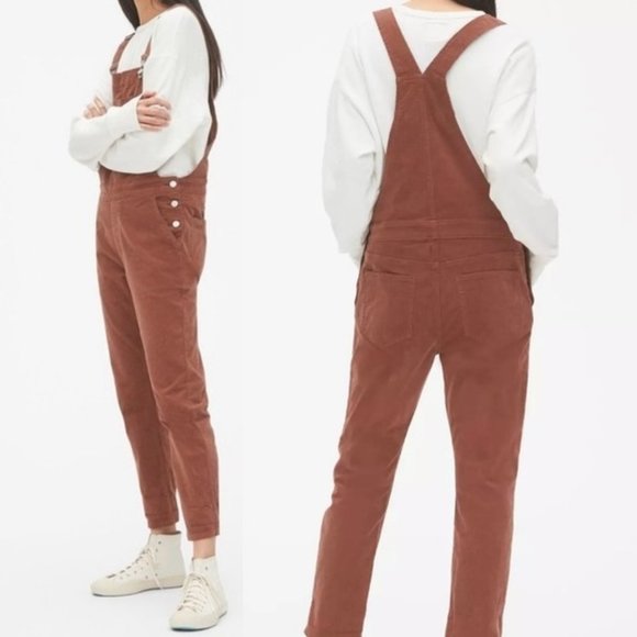 GAP Denim - GAP Rustic Fall Cozy Skinny Corduroy Overalls XS